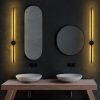 Stylish Black Wall Lamp, Metal Body, 91 cm | LED 13W 3000K