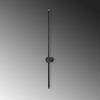 Stylish Black Wall Lamp, Metal Body, 91 cm | LED 13W 3000K