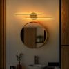 Elegant Gold Wall Lamp, Metal Body, 86 cm Height | LED 16W 3000K | Modern Design for Home & Office