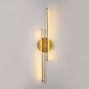 Elegant Gold Wall Lamp, Metal Body, 86 cm Height | LED 16W 3000K | Modern Design for Home & Office