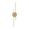Elegant Gold Wall Lamp, Metal Body, 86 cm Height | LED 16W 3000K | Modern Design for Home & Office