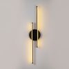 Elegant Black Wall Lamp, Metal Body, 86 cm Height | LED 16W 3000K, Modern Design for Home & Office