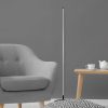 Elegant Black Floor Lamp, 153 cm Height | Metal Body, LED 36W