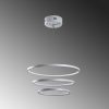 Elegant Grey Chandelier, Metal Body, 50cm | LED 28W