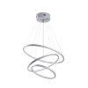 Elegant Grey Chandelier, Metal Body, 50cm | LED 28W
