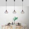 Industrial Chandelier, Black & Antique, 22x22x120 cm