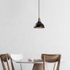 Bohemian Industrial Chandelier, Black & Antique, 21cm