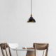 Bohemian Industrial Chandelier, Black & Antique, 21cm