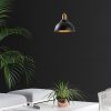 Bohemian Industrial Chandelier, Black & Antique, 21cm