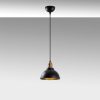 Bohemian Industrial Chandelier, Black & Antique, 21cm
