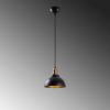 Bohemian Industrial Chandelier, Black & Antique, 21cm