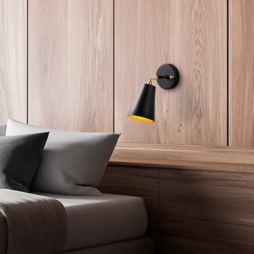 Opviq , 942FLG2191 , Evander - 13191 , Black Color , Wall lamp , With E27 Socket