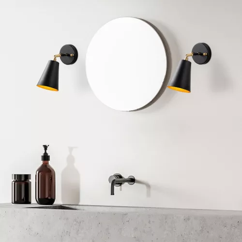 Opviq , 942FLG2191 , Evander - 13191 , Black Color , Wall lamp , With E27 Socket