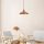 Scandinavian Chandelier, Metal Body, Adjustable Height