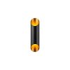 Modern Wall Lamp, Black & Gold, Metal Body, 30 cm