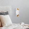 Modern White Wall Lamp, Metal Body, 8x12x30 cm | IP20