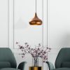Elegant Copper Chandelier, Adjustable Height, 26x26 cm