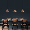 Elegant Copper Chandelier, Adjustable Height, 26x26 cm