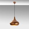 Elegant Copper Chandelier, Adjustable Height, 26x26 cm