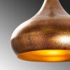 Elegant Copper Chandelier, Adjustable Height, 26x26 cm