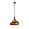 Elegant Copper Chandelier, Adjustable Height, 26x26 cm