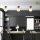 Modern Industrial Chandelier, Black & Antique, 23 cm