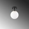 Modern Industrial Chandelier, Black & Antique, 23 cm