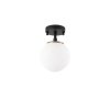 Modern Industrial Chandelier, Black & Antique, 23 cm