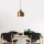 Elegant Copper Chandelier, Adjustable Height, 20x20x35 cm