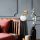Elegant Gold Wall Lamp, Metal & Glass, 15x21x27 cm