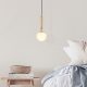 Elegant Gold Chandelier, Adjustable Height, 15x15x49 cm
