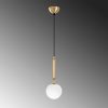 Elegant Gold Chandelier, Adjustable Height, 15x15x49 cm