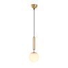 Elegant Gold Chandelier, Adjustable Height, 15x15x49 cm