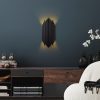 Elegant Black Wall Lamp, Metal Body, 18x40 cm | IP20, E14