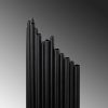 Elegant Black Wall Lamp, Metal Body, 18x40 cm | IP20, E14