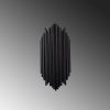 Elegant Black Wall Lamp, Metal Body, 18x40 cm | IP20, E14