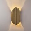Elegant Gold Wall Lamp, Metal Body, 18x40 cm | IP20, E14
