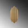 Elegant Gold Wall Lamp, Metal Body, 18x40 cm | IP20, E14