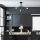Opviq, 942FLG1154, Industrial Chandelier, Metal Body, Black & Antique Finish, 46 x 46 cm, Height: 32 cm, 3 x E27 Max 15W, Stylish Lighting for Modern Spaces