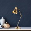 Vintage Metal Table Lamp, Copper, 16x27x55 cm | IP20, E14