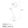 Vintage Metal Table Lamp, Copper, 16x27x55 cm | IP20, E14