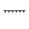 Industrial Chandelier, Metal Body, Black & White Design