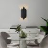 Black Metal Wall Lamp, 22x50 cm, Stylish & Functional