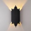 Black Metal Wall Lamp, 22x50 cm, Stylish & Functional