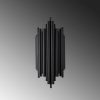 Black Metal Wall Lamp, 22x50 cm, Stylish & Functional