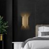 Elegant Gold Wall Lamp, Metal Body, 22x50x11 cm | IP20, E14 Socket