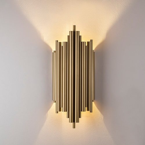 Opviq , 942FLG1876 , Reis - 13341 , Gold Color , Wall lamp