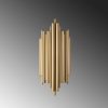 Elegant Gold Wall Lamp, Metal Body, 22x50x11 cm | IP20, E14 Socket
