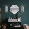 Chrome Wall Lamp, Metal Body, 22x50x11 cm, IP20