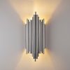 Chrome Wall Lamp, Metal Body, 22x50x11 cm, IP20